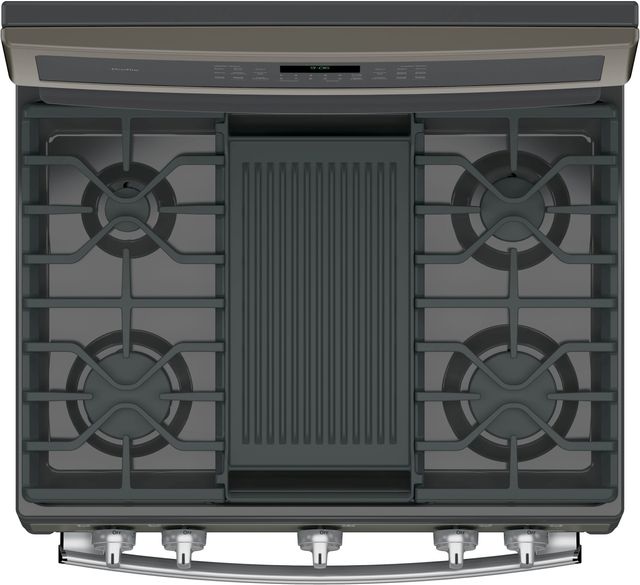 GE Profile™ Series 30" Stainless Steel Free Standing Gas Double Oven Convection Range 8