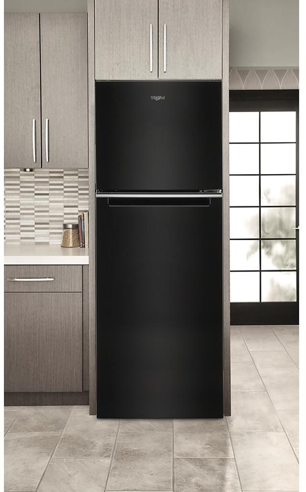 Whirlpool® 12.9 Cu. Ft. Black Top Freezer Refrigerator 8