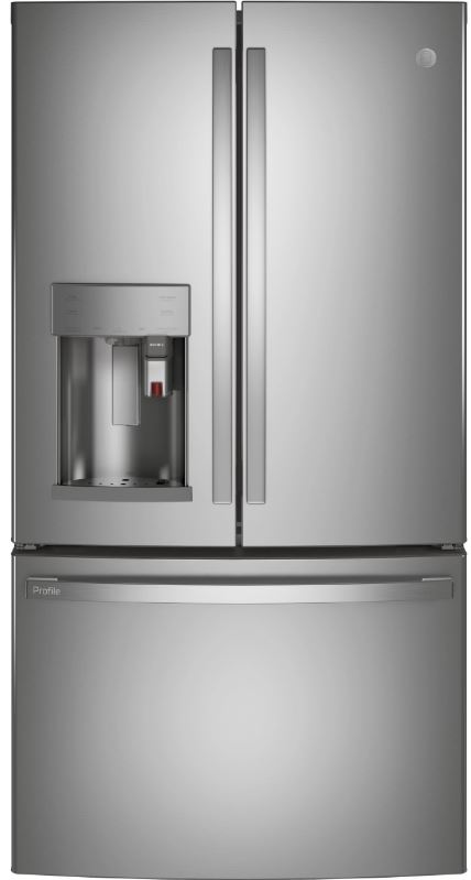 GE Profile™ 22.1 Cu. Ft. Fingerprint Resistant Stainless Steel Counter Depth French Door Refrigerator