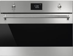 Smeg Classic 24" Fingerprint Proof Stainless Steel Electric Speed Oven