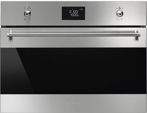 Smeg Classic 24" Fingerprint Proof Stainless Steel Electric Speed Oven