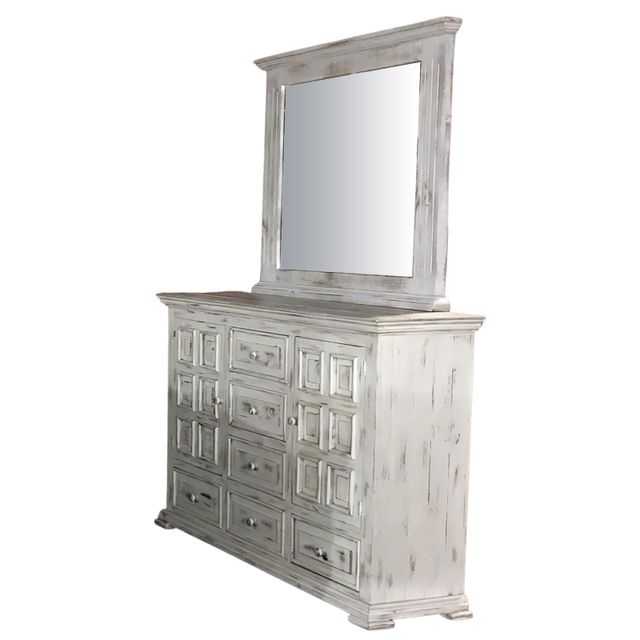 Vintage Furniture Chalet Dresser and Mirror-0