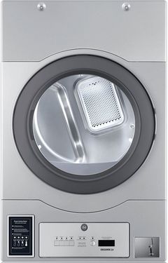 Crossover 2.0 7.0 Cu. Ft. Silver Commercial Electric Dryer