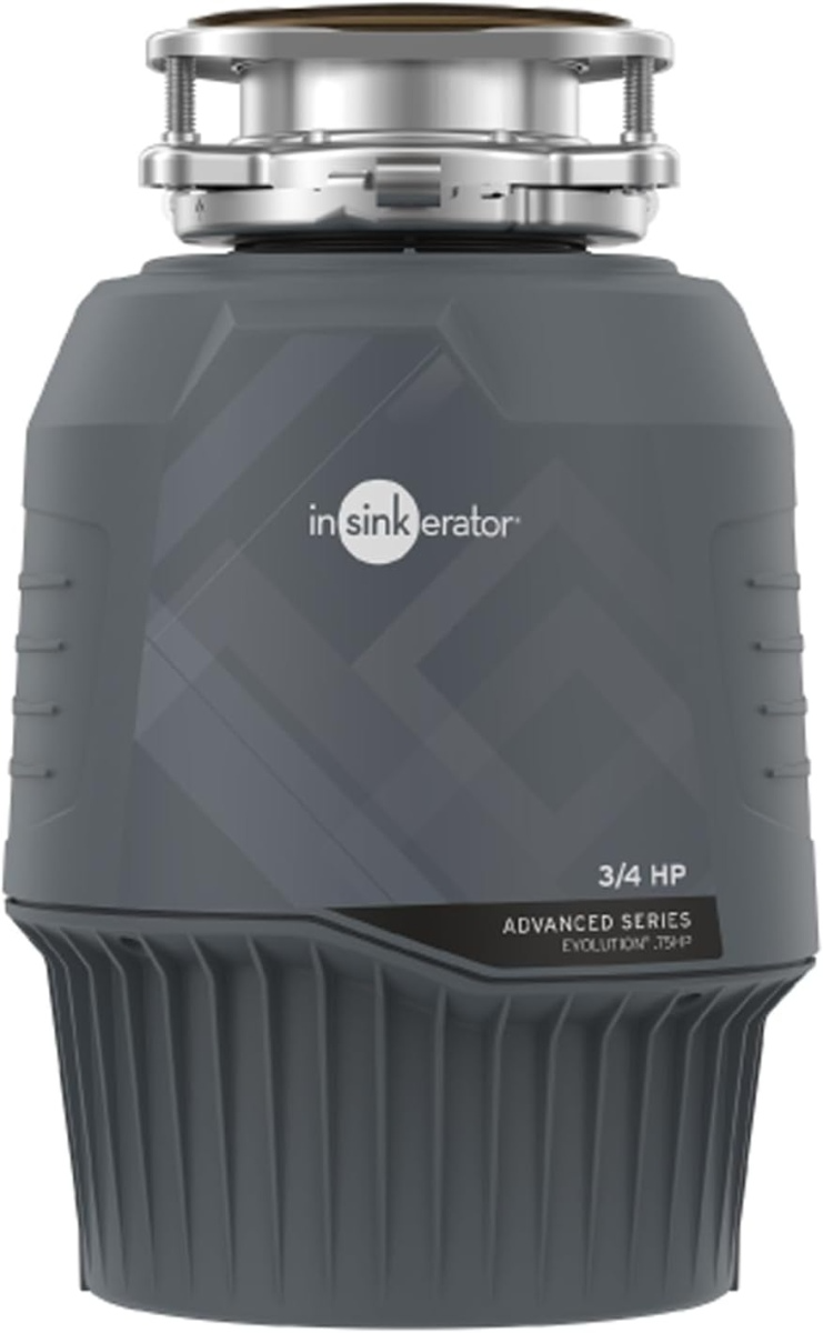 InSinkErator® Evolution® 0.75 HP Continuous Feed Gray Garbage