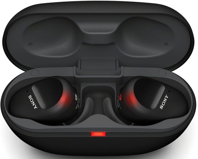 Sony® WF-SP800N Black Truly Wireless In Ear Noise-Canceling Headphones 3