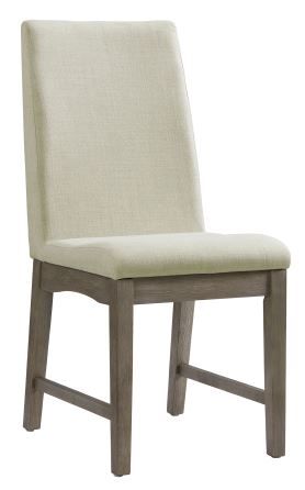 Elements International Dapper Gray Dining Side Chair-1