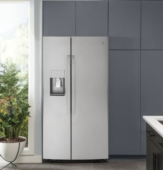 GE Profile™ 25.3 Cu. Ft. Stainless Steel Side-by-Side Refrigerator 9