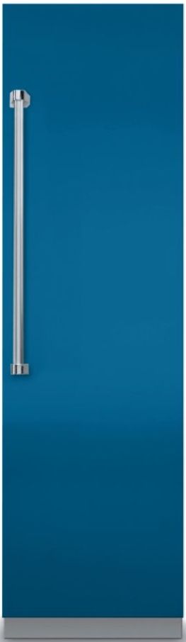 Viking® 7 Series 8.4 Cu. Ft. Alluvial Blue Fully Integrated Right Hinge All Freezer with 5/7 Series Panel