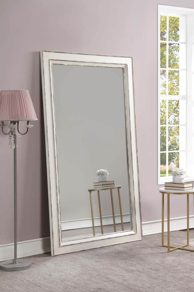 Coast2Coast Home™ Glory Aged Ivory Floor Mirror-3