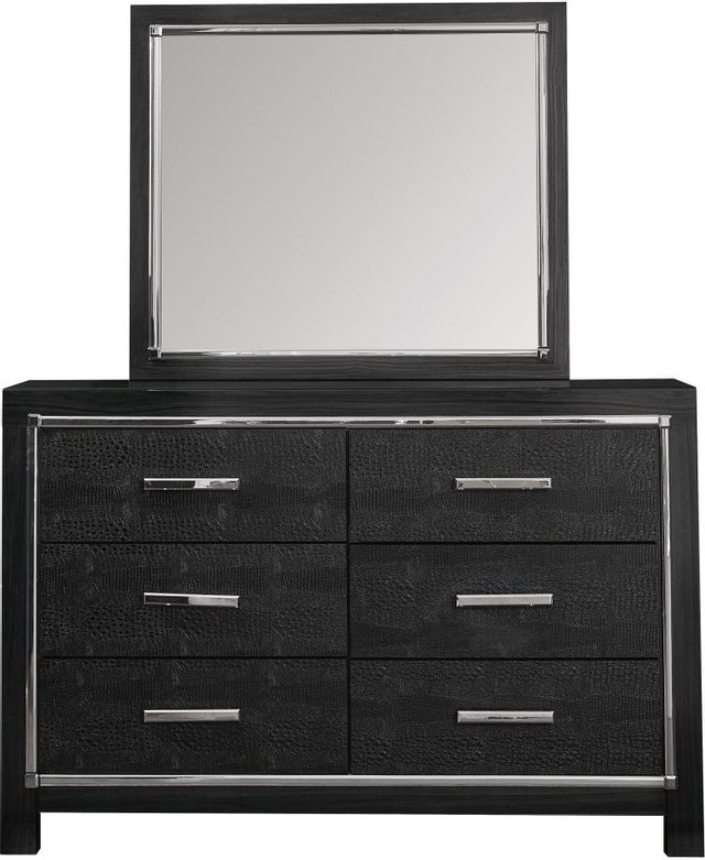 Signature Design by Ashley® Kaydell Black Dresser and Mirror 1