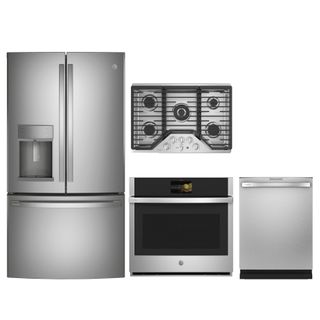 GE Profile™ 5 Piece Stainless Steel Kitchen Package
