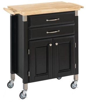 homestyles® Dolly Madison Black Kitchen Cart