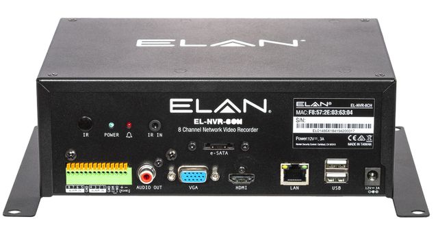 ELAN® Surveillance 8 Channel Network Video Recorder 0