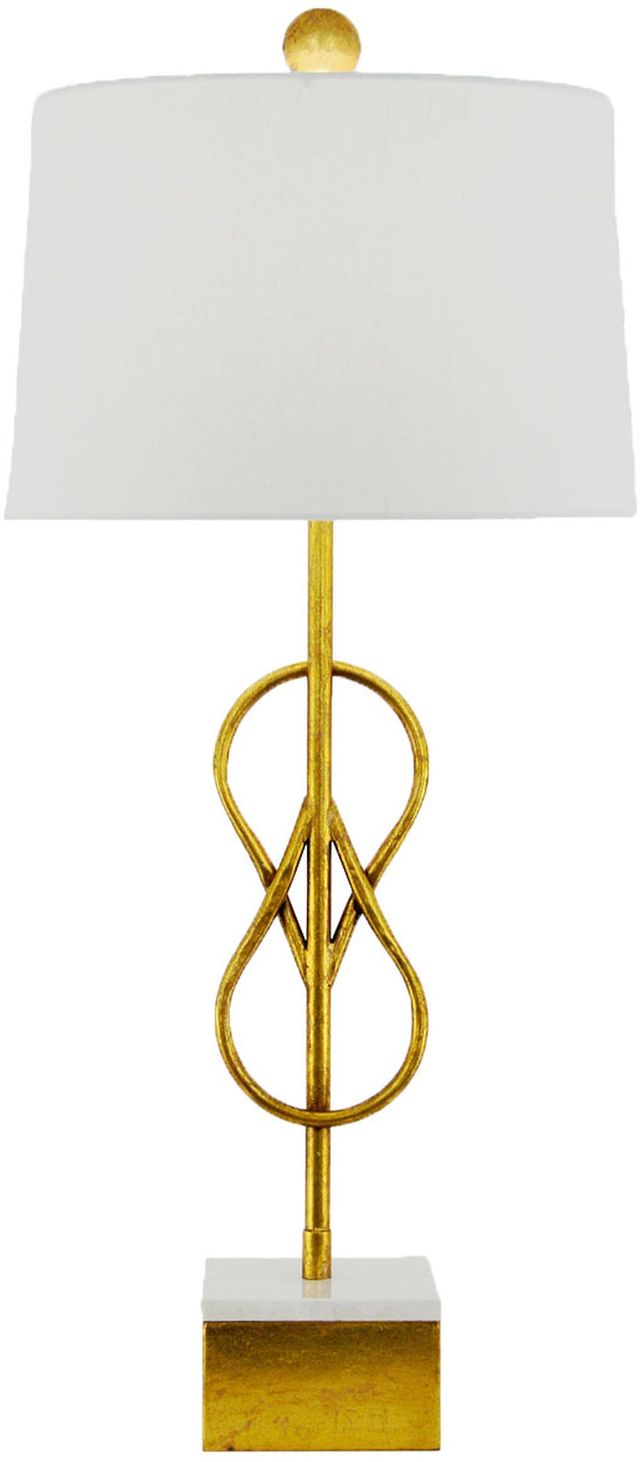 Zeugma Imports® Gold Table Lamp-0