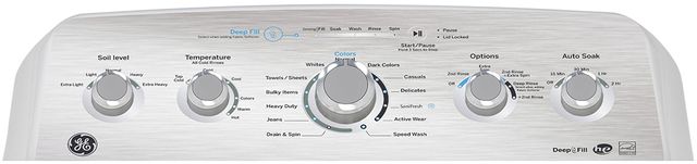 GE® 4.9 Cu. Ft. White Top Load Washer 3