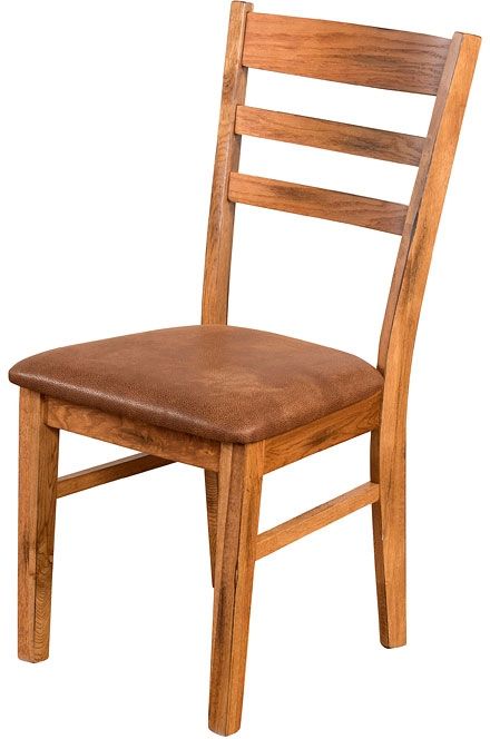 Sunny Designs Sedona Rustic Oak Ladderback Chair 1
