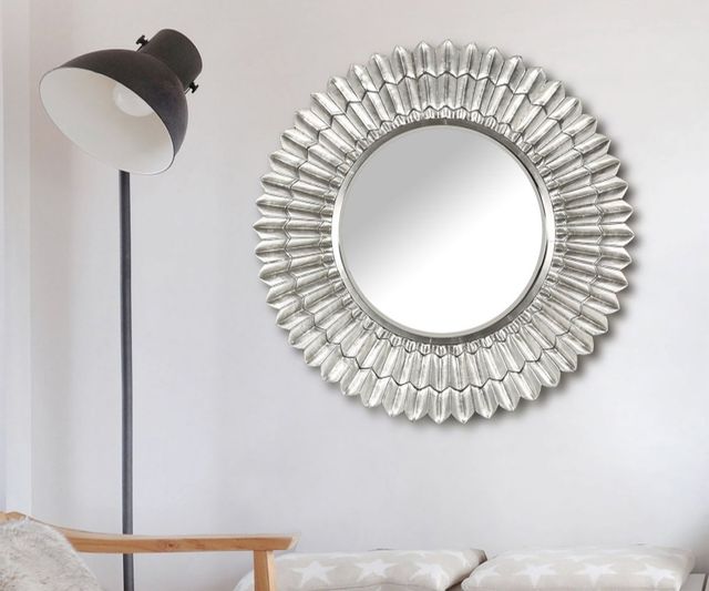 Parker House® Crossings Palace Silver Clad Wall Mirror 3