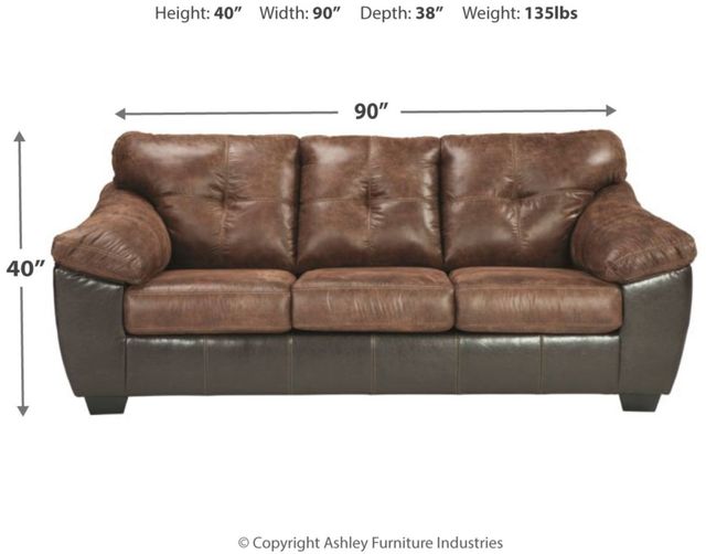 Signature Design by Ashley® Gregale Coffee Sofa 2