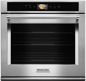 KitchenAid® 30" Stainless Steel Smart Electric Built In Single Oven