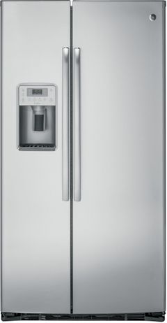 GE® 25.4 Cu. Ft. Black Side-By-Side Refrigerator, Stewart-Molander  Appliances