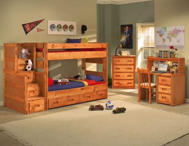 Trendwood Bunkhouse Wrangler Youth Twin Trundle Bed 3