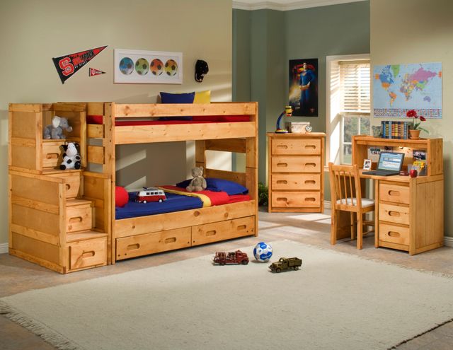 Trendwood Bunkhouse Wrangler Youth Twin Trundle Bed 4