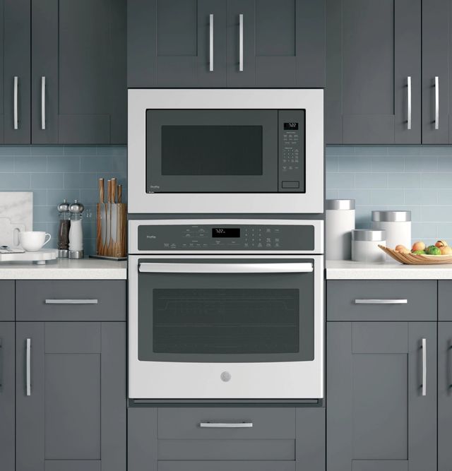 GE Profile™ 2.2 Cu. Ft. White Built In Microwave 12