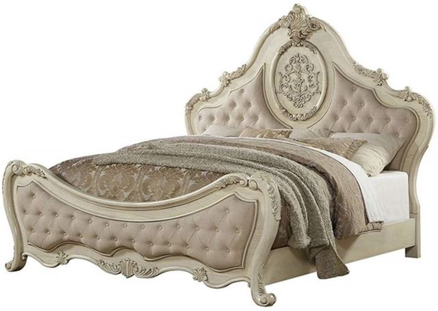ACME Furniture Ragenardus Beige California King Upholstered Bed