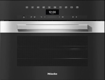 Miele 24" Clean Touch Steel Steam Oven 6