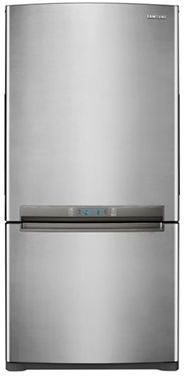 Samsung 18 Cu. Ft. Bottom Freezer Refrigerator-Stainless Platinum