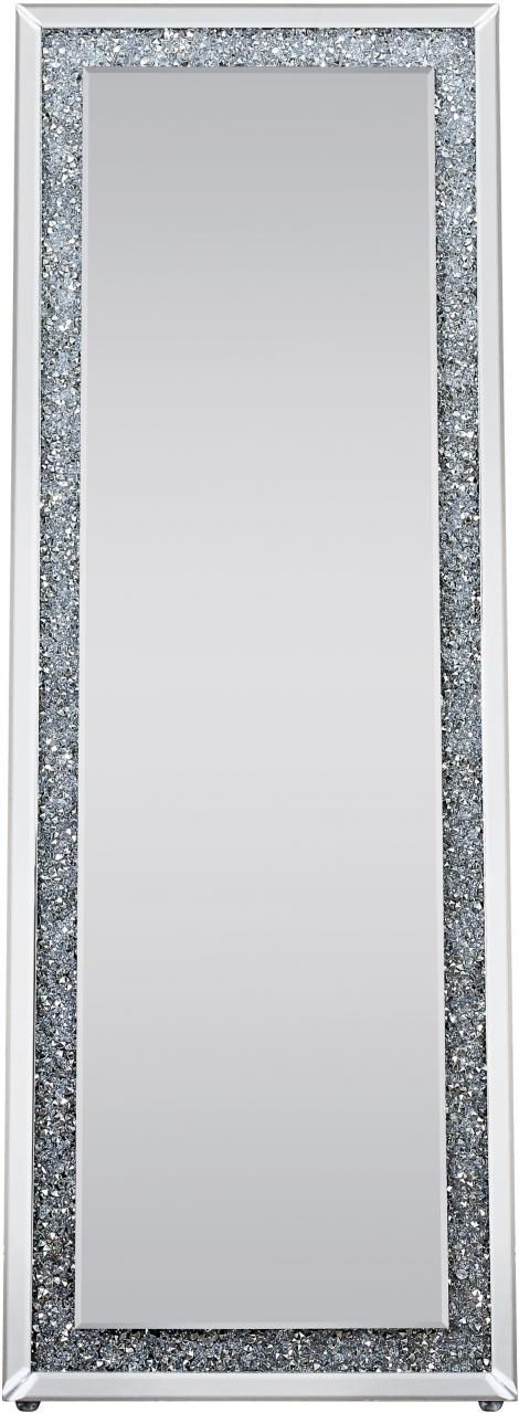 ACME Furniture Noralie Silver Floor Accent Mirror