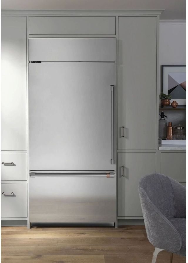 Café™ 21.3 Cu. Ft. Stainless Steel Built In Bottom-Freezer Refrigerator 9