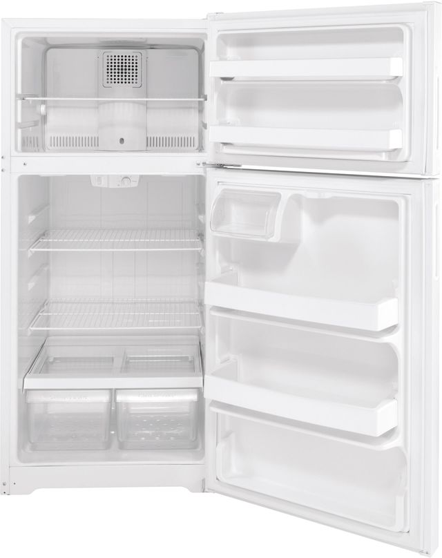 GE® 16.6 Cu. Ft. White Top Freezer Refrigerator-1