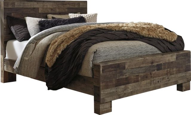 Benchcraft® Derekson 3-Piece Multi Gray Full Panel Bed Set-1