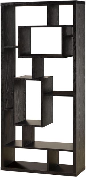 Coaster® Black Oak 10-Shelf Bookcase
