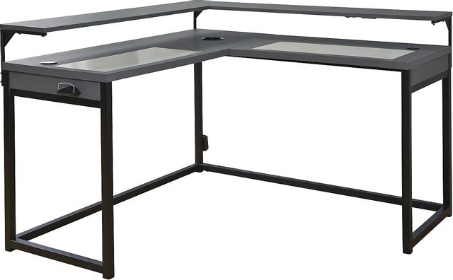 Signature Design by Ashley® Lynxtyn Two-Tone Home Office L-Desk 0