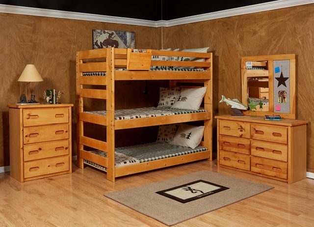 Trendwood Inc. Bunkhouse Cinnamon Youth 6 Drawer Dresser-2