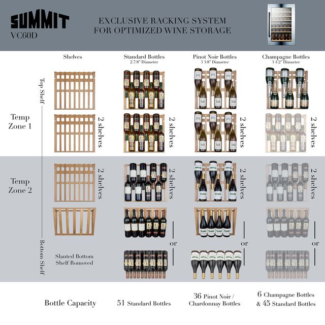 Summit® 24" Stainless Steel Wine Cooler-3
