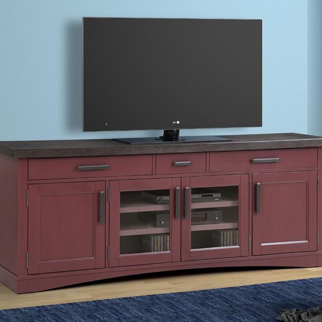 Parker House® Americana Modern Cranberry 76 in. TV Console-1