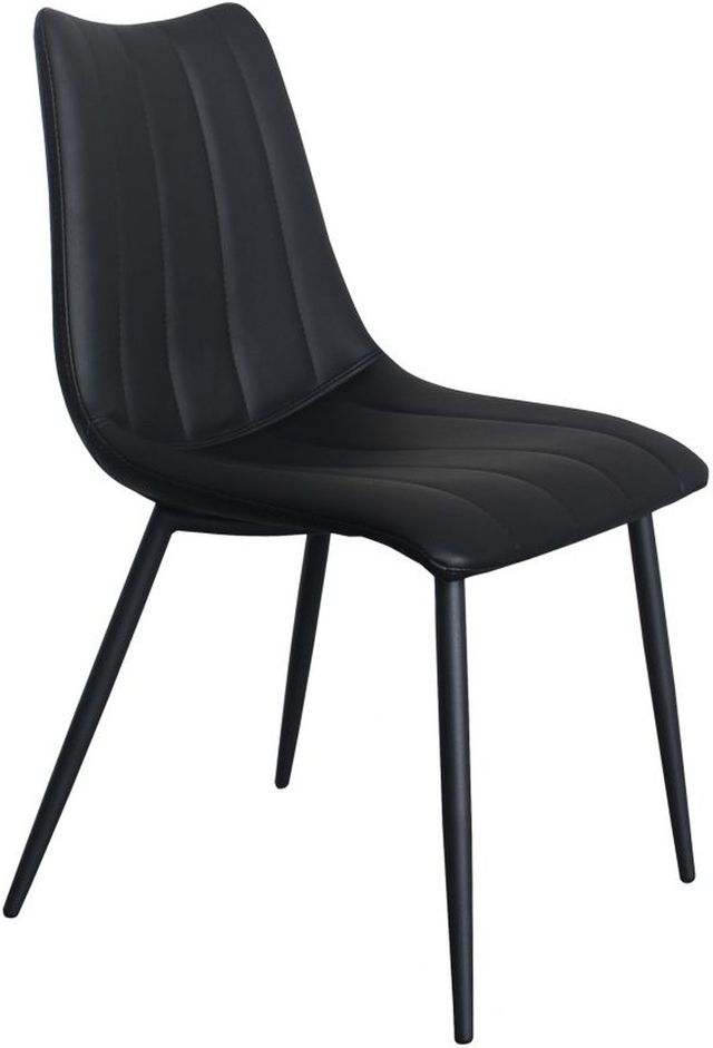 Moe's Home Collection Alibi Matte Black Dining Chair