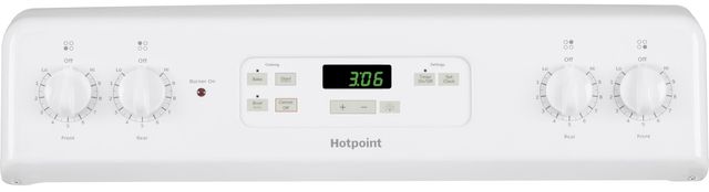 Hotpoint® 30" White Free Standing Electric Range 13