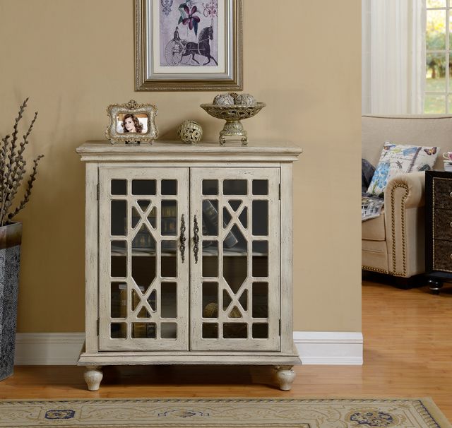 Coast2Coast Home™ Accents by Andy Stein Millstone Texture Ivory Cabinet-3