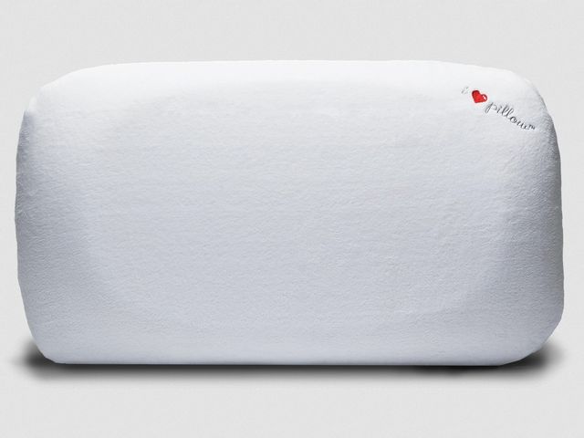 I Love Pillow King Contour Memory Foam Pillow w/ Micro Fleece Pillow Case-0