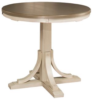Hillsdale Furniture Clarion Two-Tone Round Counter Height Dining Table