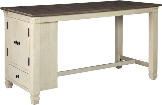 Signature Design by Ashley® Bolanburg Two-tone Counter Height Dining Table 0