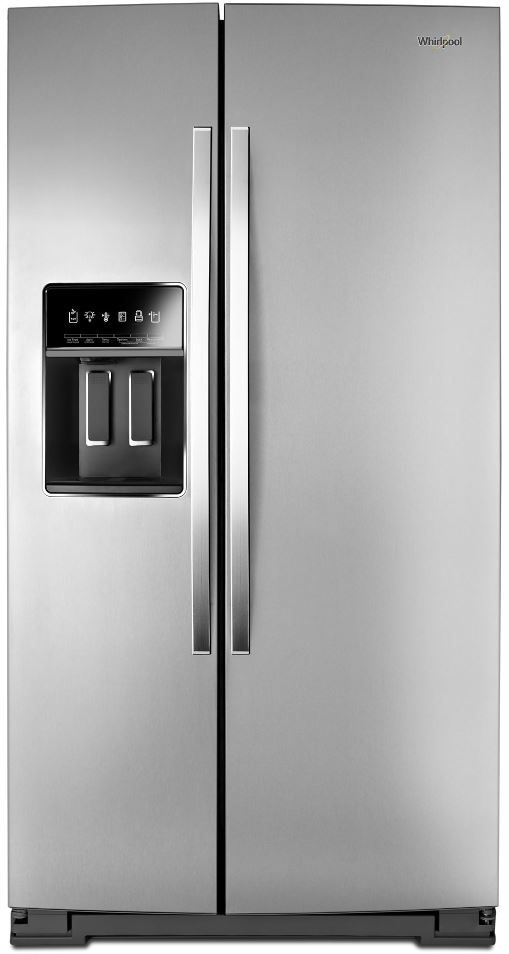 Whirlpool® 22.6 Cu. Ft. Fingerprint Resistant Stainless Steel Side-by-Side Counter Depth Refrigerator