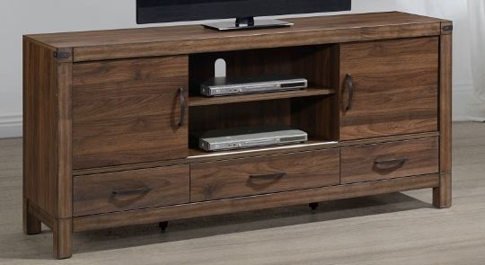 Crown Mark Belmont Brown TV Stand with Drawers