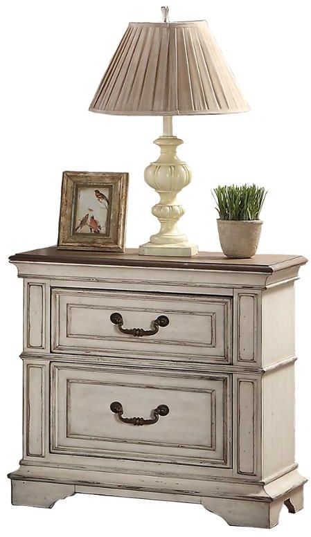 New Classic® Home Furnishings Anastasia Antique Bisque Nightstand