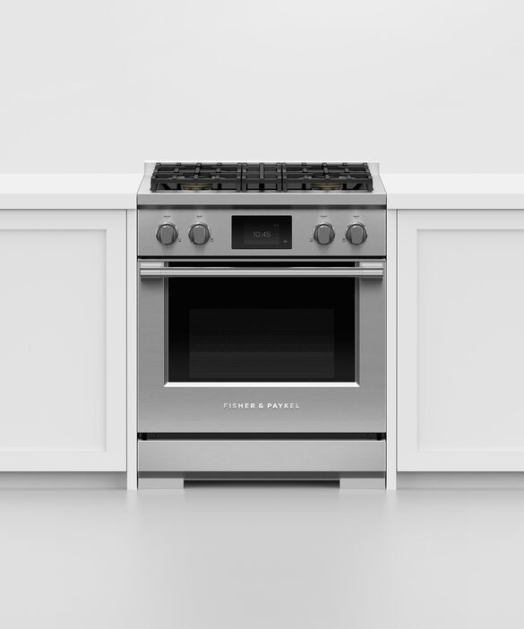 Fisher & Paykel Series 9 30" Stainless Steel Free Standing Professional Induction Range-3