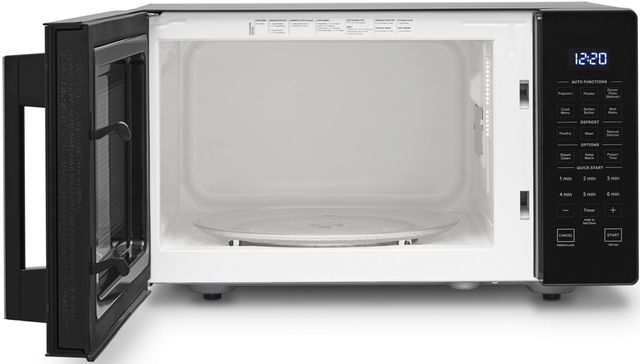 Whirlpool® 0.9 Cu. Ft. Black Countertop Microwave 1
